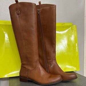 Gianni Bini Tan Over the Knee Boots